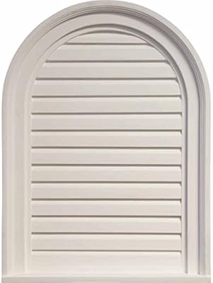 Ekena Millwork Gvca18x24d Decorative Cathedral Gable Vent Louver