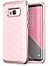Galaxy S8+ Plus Case, Clayco [Helios Series] Premium Hybrid Protective Case for Samsung Galaxy S8+ (Pink)