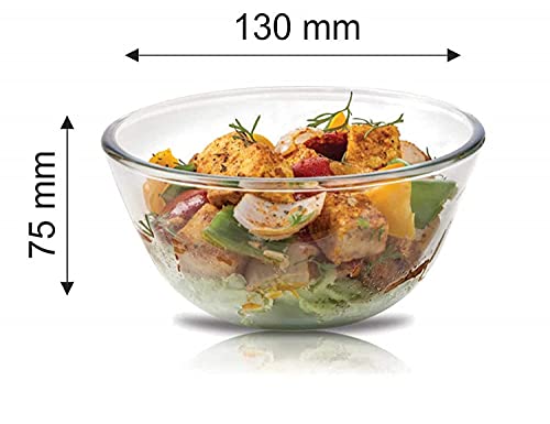 Signoraware-Mixing-Bowl-Borosilicate-Glass-500ml500ml-Set-of-2-Clear