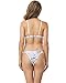 X-HERR Womens Triangle Bikini Set Sexy Push up Two Piece Brazilian Cheeky Bottom Swimwear