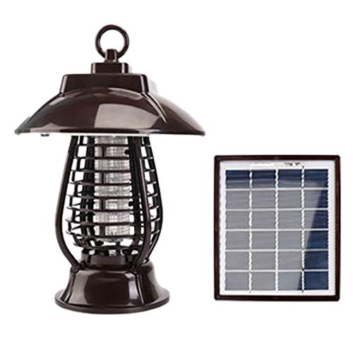 whbage Mosquito Killer Lamp Solar Mosquito Killing Lamp Solar Charging Garden Outdoor Electronic Mosquito Trapping Lamp for Outdoor, Yard