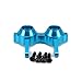 for RC 1:18 Wltoys A959 A979 Front/Rear Steering Hub Base C Carrier Knuckle (L/R) Metal Upgrades Parts for A959-B A979-B A949 A969 K929 Car (Blue)