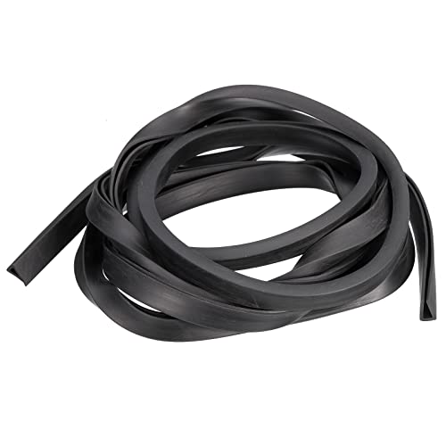 uxcell U Channel Edge Trim, 8.2ft Length Rubber