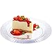 100 Disposable Clear Plastic Dessert Plates (7-inch)