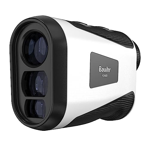 Bauihr Telémetro Láser de Golf Alta Precisión de 600M y 6 Aumentos | Medición de Distancia, Compensación de Pendiente, Bloqueo de Banderas y Vibración