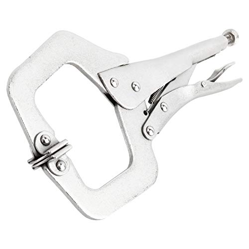 YaeGarden 11'' C Clamp Locking Pliers Vise Grip Adjustable w/Swivel Pad (5)