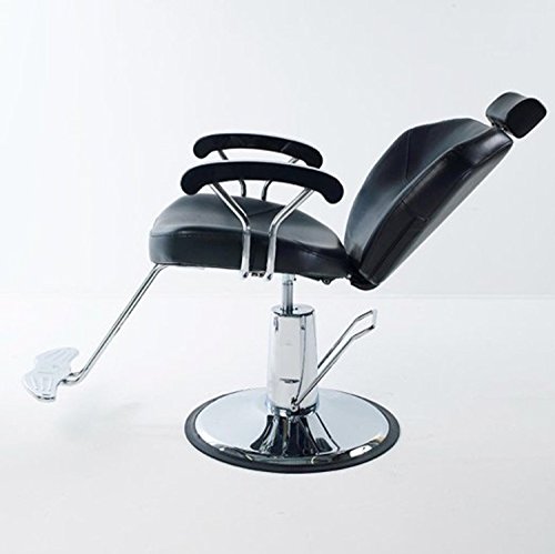 shengyu Hydraulic Reclining Barber Chair Salon Shampoo Beauty Spa Equipment (Black)