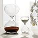 Hourglass Sand Timers-Set of 2 for Home & Office Decoration-60 Mins/5 Mins or 30Mins/5 Mins (30 Mins+5 Mins, Cocoa)