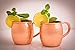 Premium Set Of Two 16 Oz Moscow Mule Mugs By Quality Copper - 100% Copper Drinking Cups - ½ lb Weight & Riveted, Sturdy Handles - Bonus Shot Glass Included - Ideal Present For Men & Women