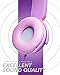 Kids Headphones, Mumba Volume Limited Over Ear Headphones Girls, 85 Safe Listening Adjustable Headsets with Microphone for Kids Children Purple