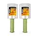 HURRICANE Stretch Wrap Film with Plastic Handle, 2 Pack Mini Clear Stretch Wrap Film Roll, 80-Gauge 5 Inch 1000 Ft, Clear Shrink Wrap Roll Stretch Plastic Wrap Roll, for Packing, Moving, Storage
