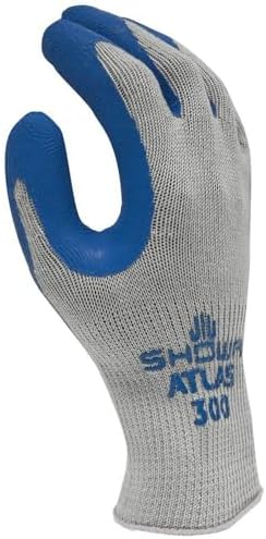 6 Pack Atlas Glove 300 Atlas Fit Super Grip Gloves - Medium - Work