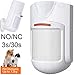 USG Wired PIR Motion Detector Alarm Motion Sensor : Pet Immune : Normally Open or Normally Close : 3 or 30 Seconds Built-in Alarm Out Timer : 9-16V DC : 40 Ft Range : 110° H & 60° V