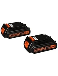 Black & Decker LBXR20B-2 20V MAX Batería de litio, Pack de 2 unidades