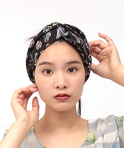 Amazon チチカカ アロハヘアバンド Free ブラック ヘアバンド