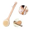Ithyes Body Brush Dry Brushing Back Scrubber Shower Bath Brush Bamboo Wood Long Handle Natural Bristles exfoliating…