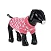 PanDaDa Puppy Dog Little Heart Pattern Knit Sweater Coat Jumper Jacket Small