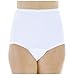 Wearever (3-Pack) Women's White Cotton Comfort Regular Absorbency (0.5 Cup) Incontinence Panty Large (Fits Hip Sizes: 41-42