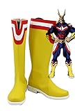 Telacos My Hero Academia All Might Cosplay Shoes Boots Custom Made