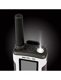 Retevis RT45 Walkie Talkies Batería recargable FRS VOX AA Batería de energía Recordatorio de llamadas Roger Beep Sub-Ch Monitor Seguridad Radios de dos vías (paquete de 10)