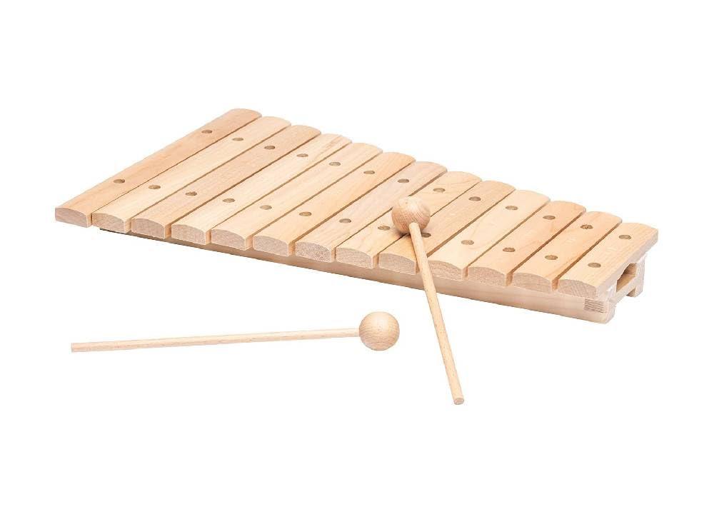 FUZEAU - 71179 - Xylophone 13 blades in maple wood - 2 mallets - Do3 to C4 - Accuracy of the chord - Pure and delicate tones -Suitable for ages 4 and over