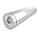 Foxx Mini 2600mah Lipstick-sized High Capacity Portable Charger External Battery Power Bank With Built In LED Flashlight (Silver)