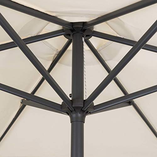 Doppler Sonnenschirm 'Basic Lift Neo', Ø 180 cm natur – Bild 7