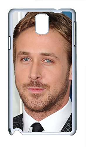 Samsung Galaxy Note 3 Case,White Edge,Hard Case(Can be customized)New Version Case,Raised Bezel Protects Screen,Ultra-thin,Worth Your Phone Have-Ryan Gosling