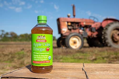 Country Farms Organic Apple Cider Liquid, USDA Organic with Ginger, Cayenne and Maple 32 servings - Thumbnail 6