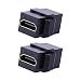 HDMI Keystone Jack Insert - iGreely 2Pack Female to Female Coupler Snap-in Insert Connectors Adapter for Wall Plate - Black primary