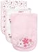 Gerber Unisex-Baby 3 Pack Terry Burp Cloth, Lil' Flowers, One Size