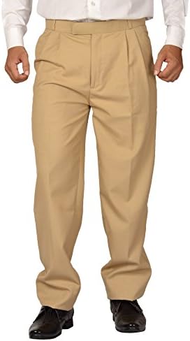 Maharaja Men's PolyViscose Formal Pleated Parallel Fit Trouser [5 Varients]