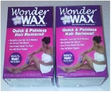 Wonder Wax Hair Removal Complete Waxing System Last up to 8 Weeks by Wonder Wax