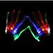 ZPTONE LED Gloves Finger Lights 5 Colors 6 Modes Flashing Skeleton Gloves Halloween Costume Party Favors Light Up Toys Novelty Christmas Gift (Colorful)