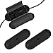 Iron Forge Cable Outdoor Extension Cord Cover 3 Pack - Black Weather Resistant Plug Connector Safety Seal for Outside, Mini Holiday Light Cord Protector and Christmas Light Plug Cover