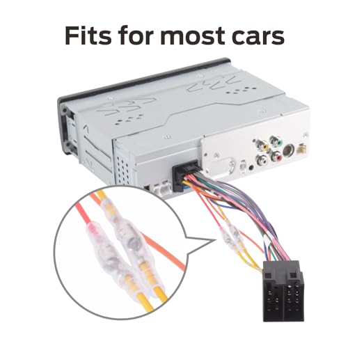 Single Din Car Stereo with Retractable Display, Wireless CarPlay and Android Auto, Touch Screen with Folding Display, OEM Level Sound Quality, Bluetooth, FM RDS