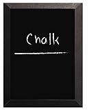 MasterVision Chalk Board, Black Kamashi Frame, 24