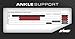 Zamst A2-DX Sports Ankle Brace with Protective Guards For High Ankle Sprains and Chronic Ankle Instability-for Basketball, Volleyball, Lacrosse, Football-Black, Right, XL