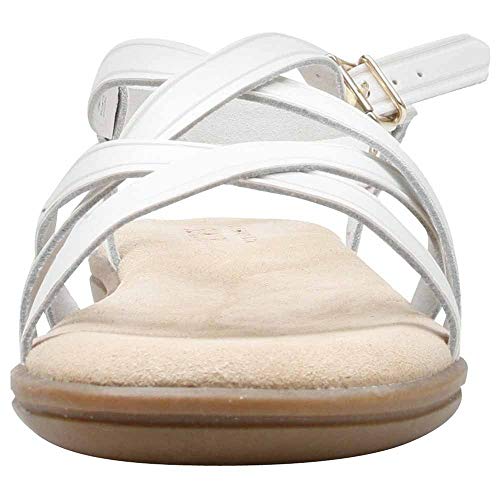 G.H. Bass & Co. Women's Margie Sandal,White,9 WW US