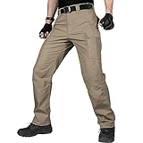 FREE SOLDIER Men's Water Resistant Pants Relaxed