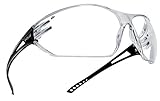 Bollé Safety 253-SL-40080 Slam Safety Eyewear with Matte Black Rimless Frame and Clear Anti-Scratch/Anti-Fog Lens
