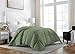 Sleep Restoration Down Alternative Comforter 1400 Series - Best Hotel Quality Hypoallergenic Duvet Insert Bedding - Queen - Sage