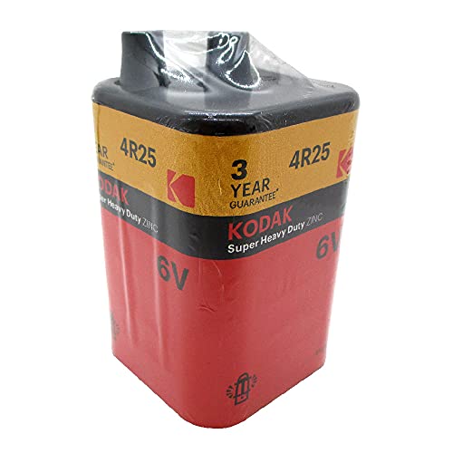Kodak 6 Volt Lantern Battery, Super Heavy Duty, LongLasting Power for