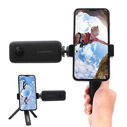 STARTRC Mini Tripod for Selfie Stick Monopod Stabilizer,Handheld Folding Cellphone Aluminum Tripod Mount Stand for Insta360 ONE X/EVO Camera Accessories - Thumbnail 7
