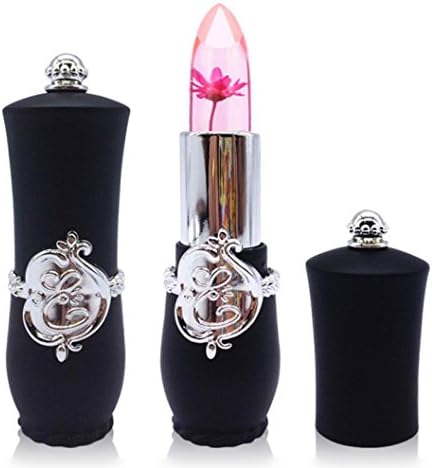 Gocheaper Magic Temperature Change Color Lip Gloss,Beauty Bright Flower Crystal Jelly Lipstick (AF)