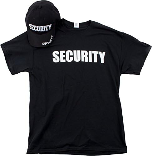 Security Hat &amp; T-Shirt Bundle | Matching Security Guard Officer Uniform Kit
