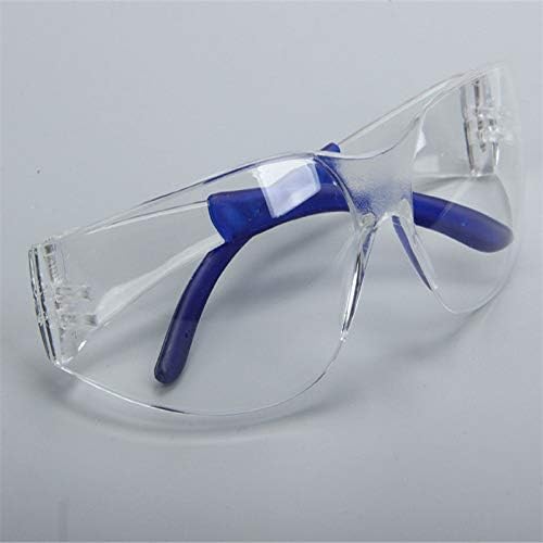 Protective Eyewear with Case, Protective Goggles Safety Glasses for Work, Clear Wrap-Around Lenses, Anti-Scratch and Lightweight Safety Goggles for Lab Sports Shooting and Construction