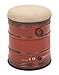 Deco 79 Metal Burlap Stool, 18 by 14-Inch