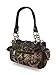 Things2die4 Nylon Womens Shoulder Handbags Camouflage Rhinestone Western Buckle Purse/Wallet Set Coffee Trim 13 X 8 X 4.5 Inches Coffee
