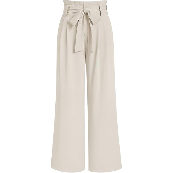 AUTOMET Wide Leg Dress Pants Womens Work Business Casual